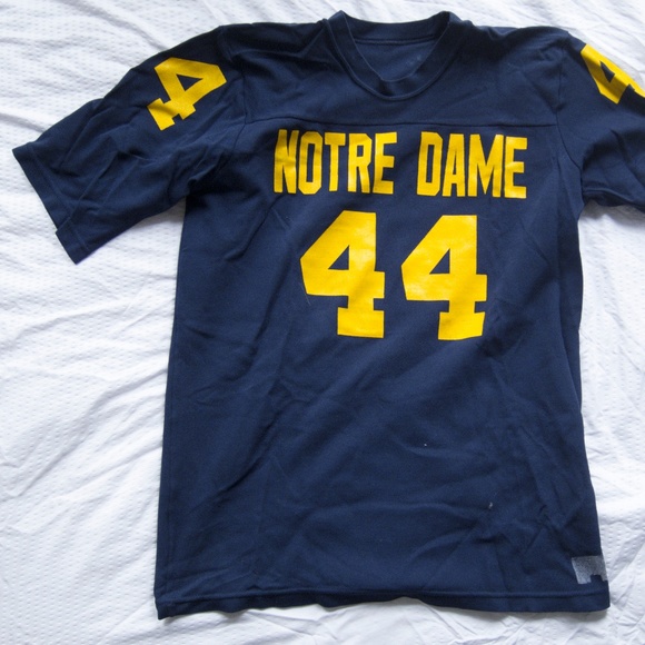 notre dame vintage jersey